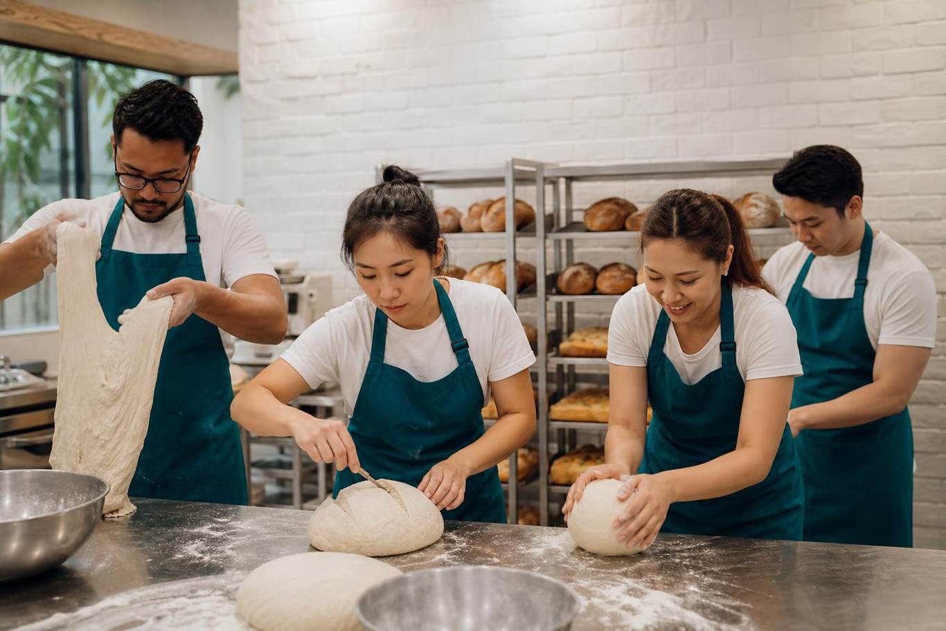 Artisan bread workshop for teams in Singapore
