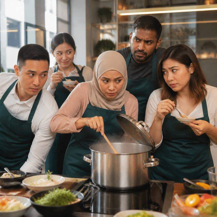 Assassin Chef cooking activity in Singapore