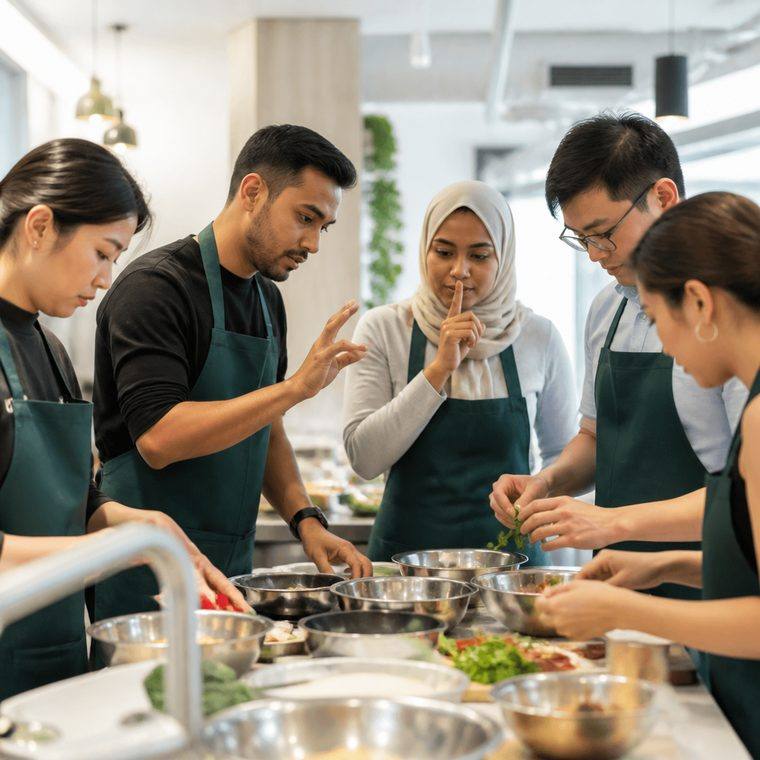 Silent Killer cooking activity in Singapore