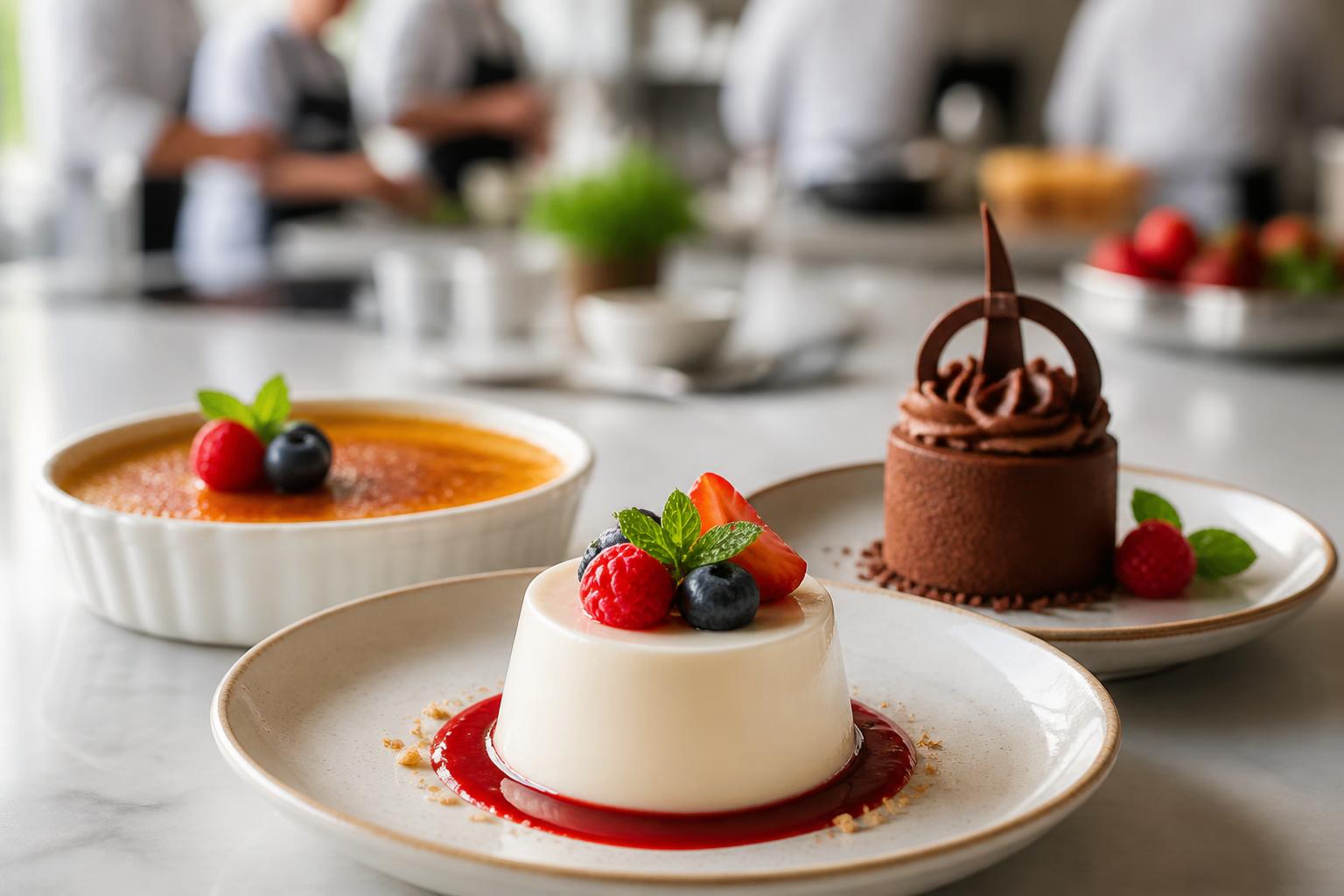 Dessert masterclass for teams in Singapore