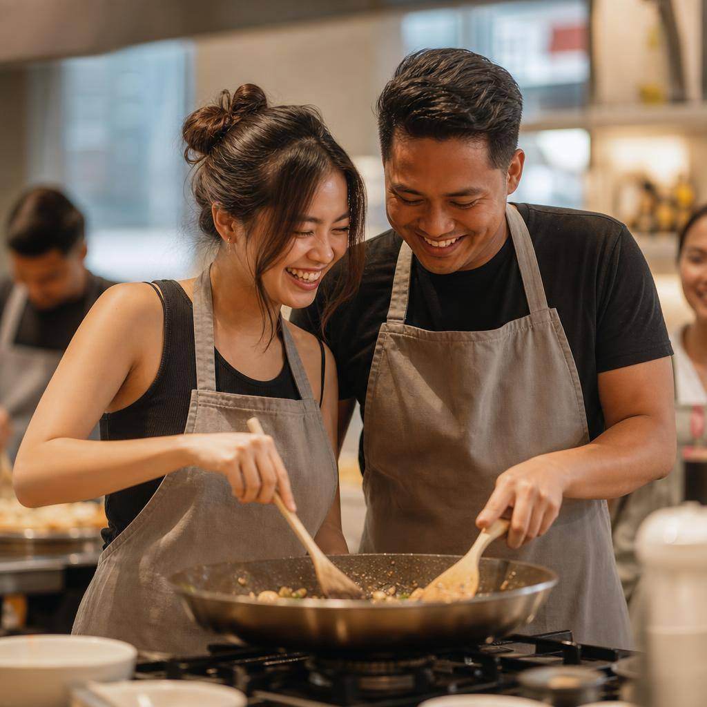 The Classic Cooking Date cooking activity in Singapore